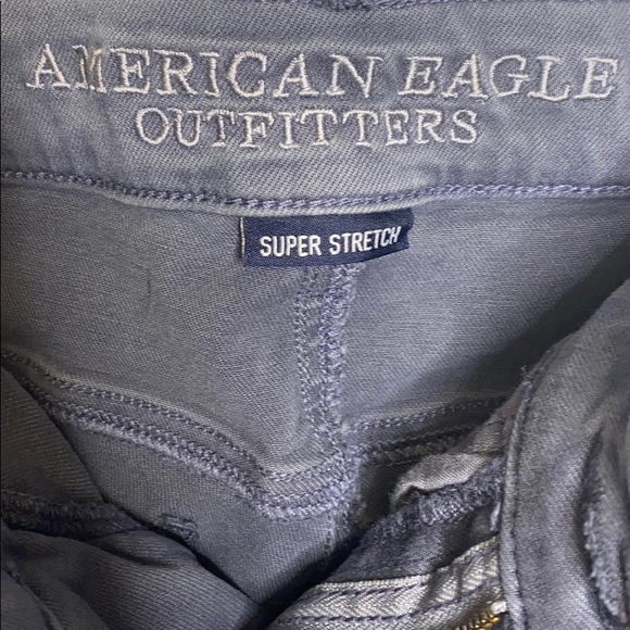 American Eagle Blue Twill Jegging - Picture 7 of 10